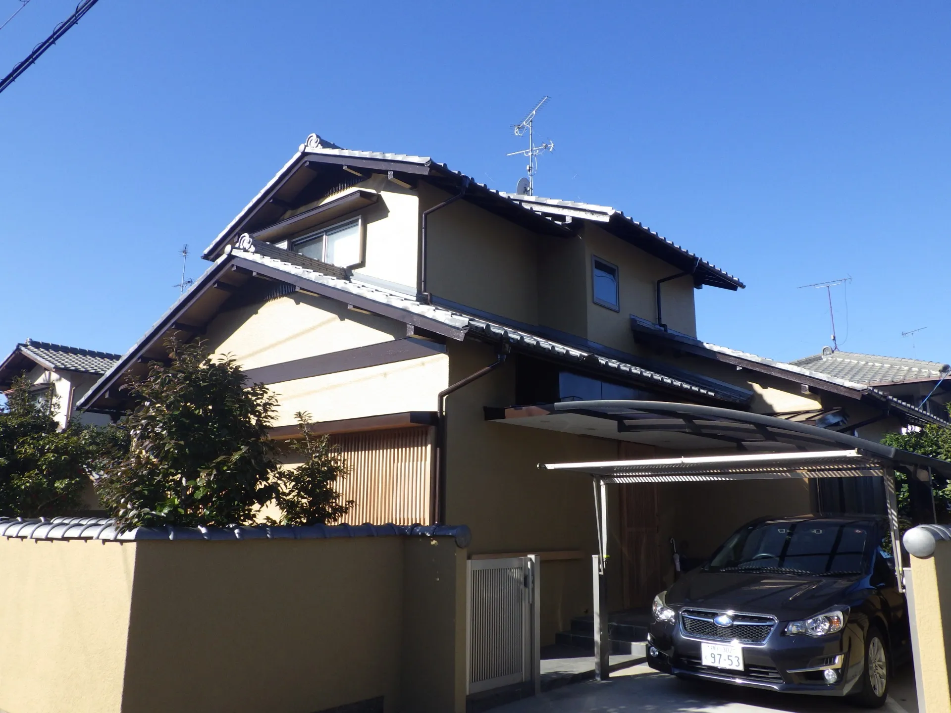 川辺郡猪名川町松尾台 F様邸 外壁塗装